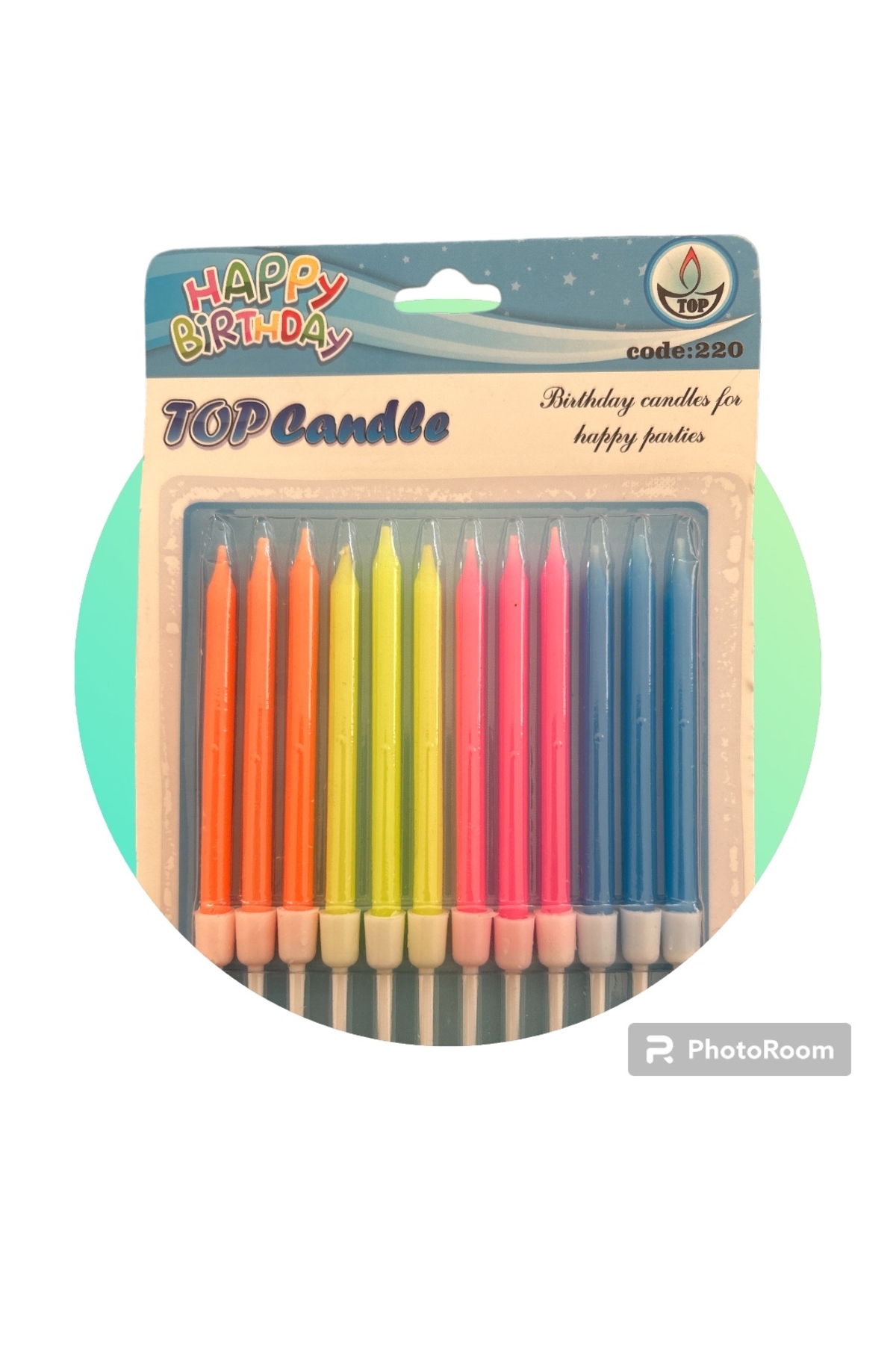 partideyince Pasta mumu 12 li renkli