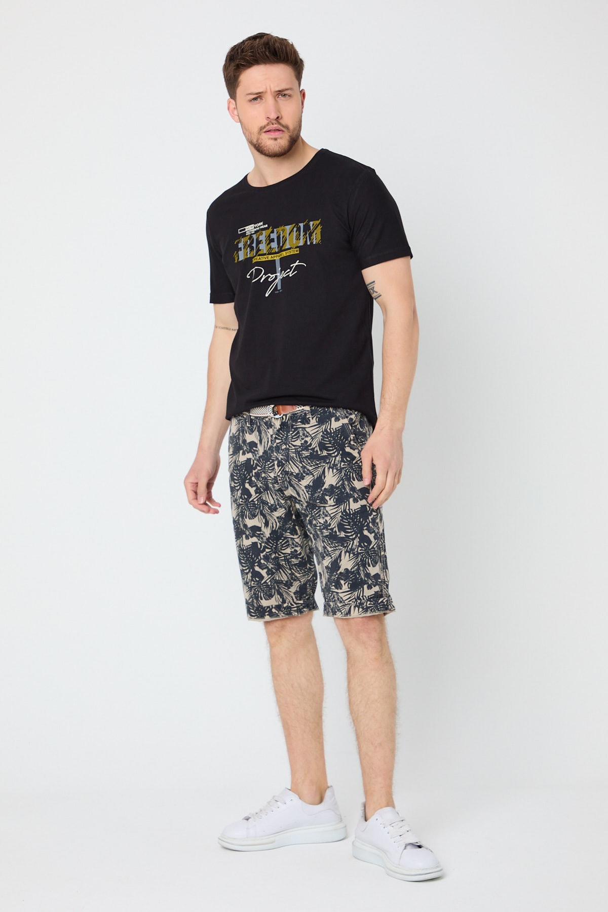 وایز کاپری طرح درخت نخل با کمربند هدیه