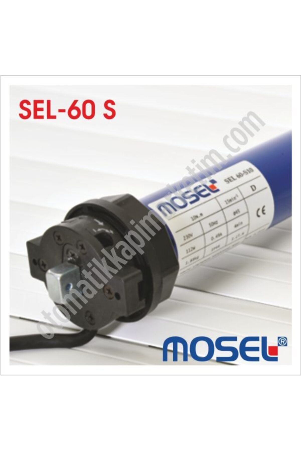 mosel 20 Nm Düz Tüp Panjur/perde Motoru (ø60 Lık Boru Uyumlu)