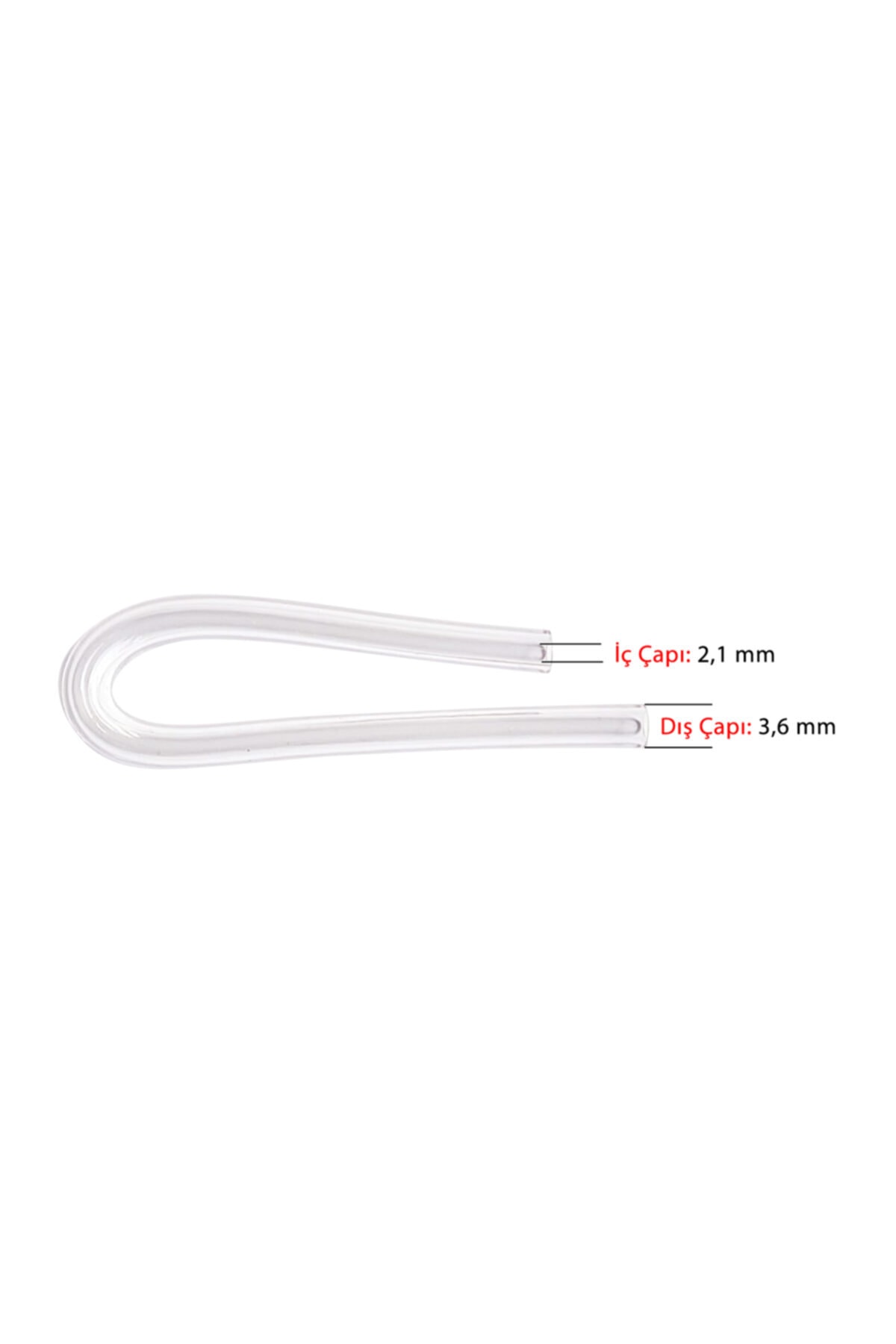 Kalın İşitme Cihazı Hortumu 50'li Paket - (2,1 X 3,6 mm) 2