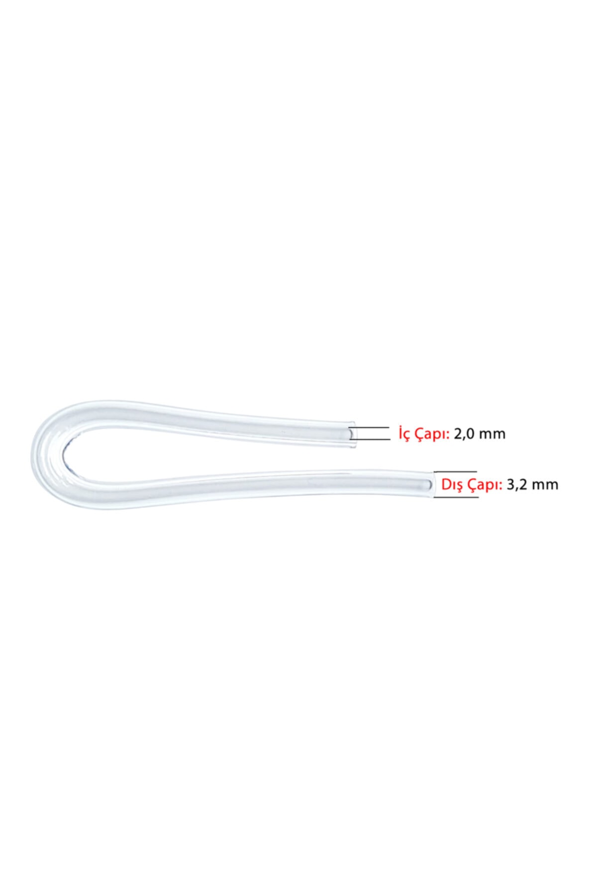 İşitme Cihazı Hortumu 40'lı Paket Orta 2,0x3,1 mm 2