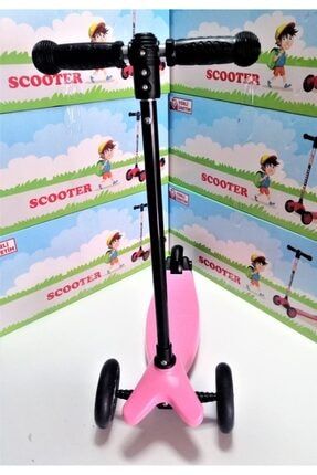 Pembe Çocuk Scooter 3 Tekerlekli dmn7003