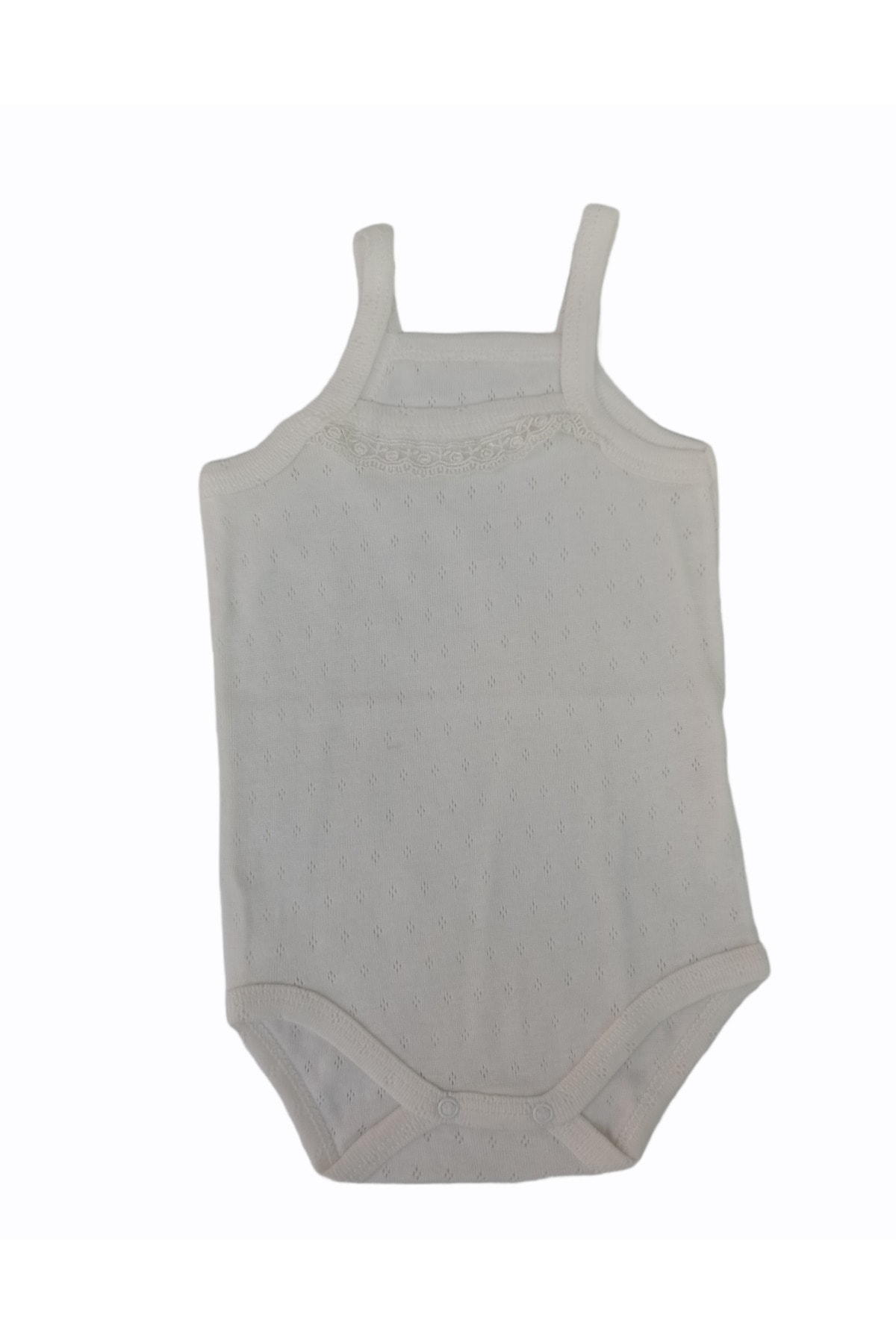 بادی نوزادی دخترانه سفید özdemirli bebe | 34 اورجینال - تصویر 2