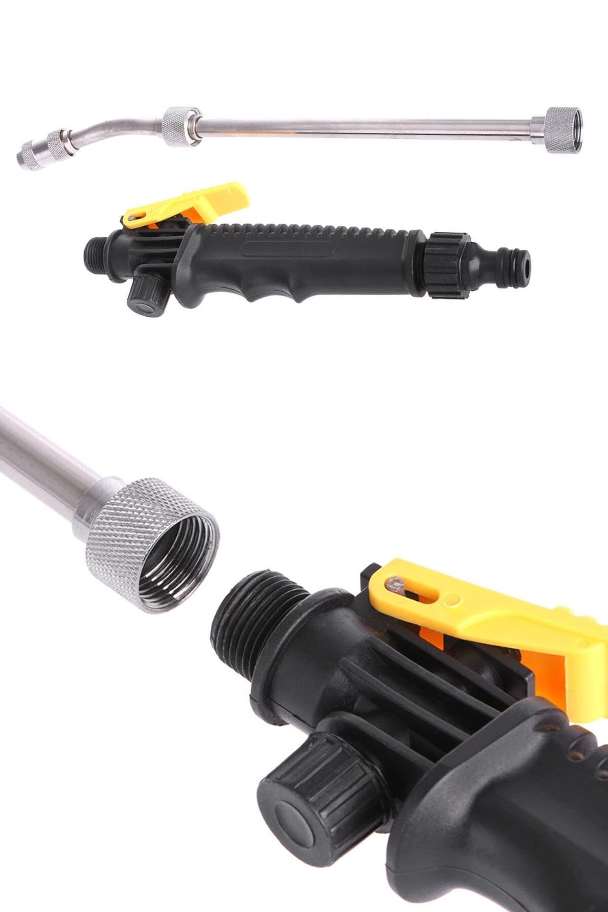 Water Jet Yüksek Basınçlı Su Püskürtme Oto Yıkama Tabancası Bahçe Sulama Aracı 50 Cm 3