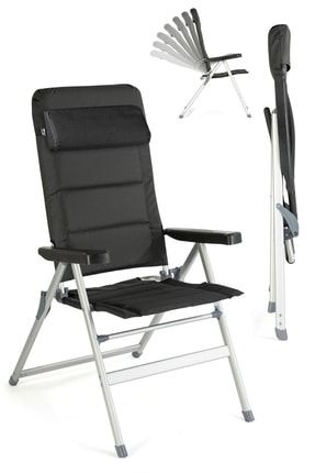 Delux Katlanır Kamp Sandalyesi 7 Kademeli Şezlong Yastıklı Ha017 HA017