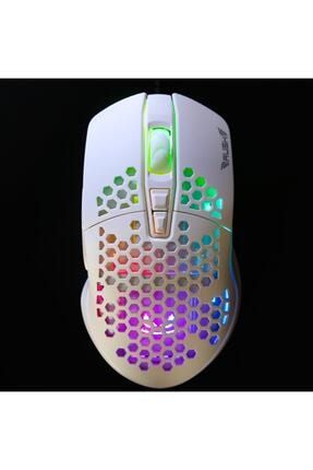 Trepan Rm404 12.800 Dpı Rgb Oyuncu Gaming Mouse R-M-RM404-Beyaz