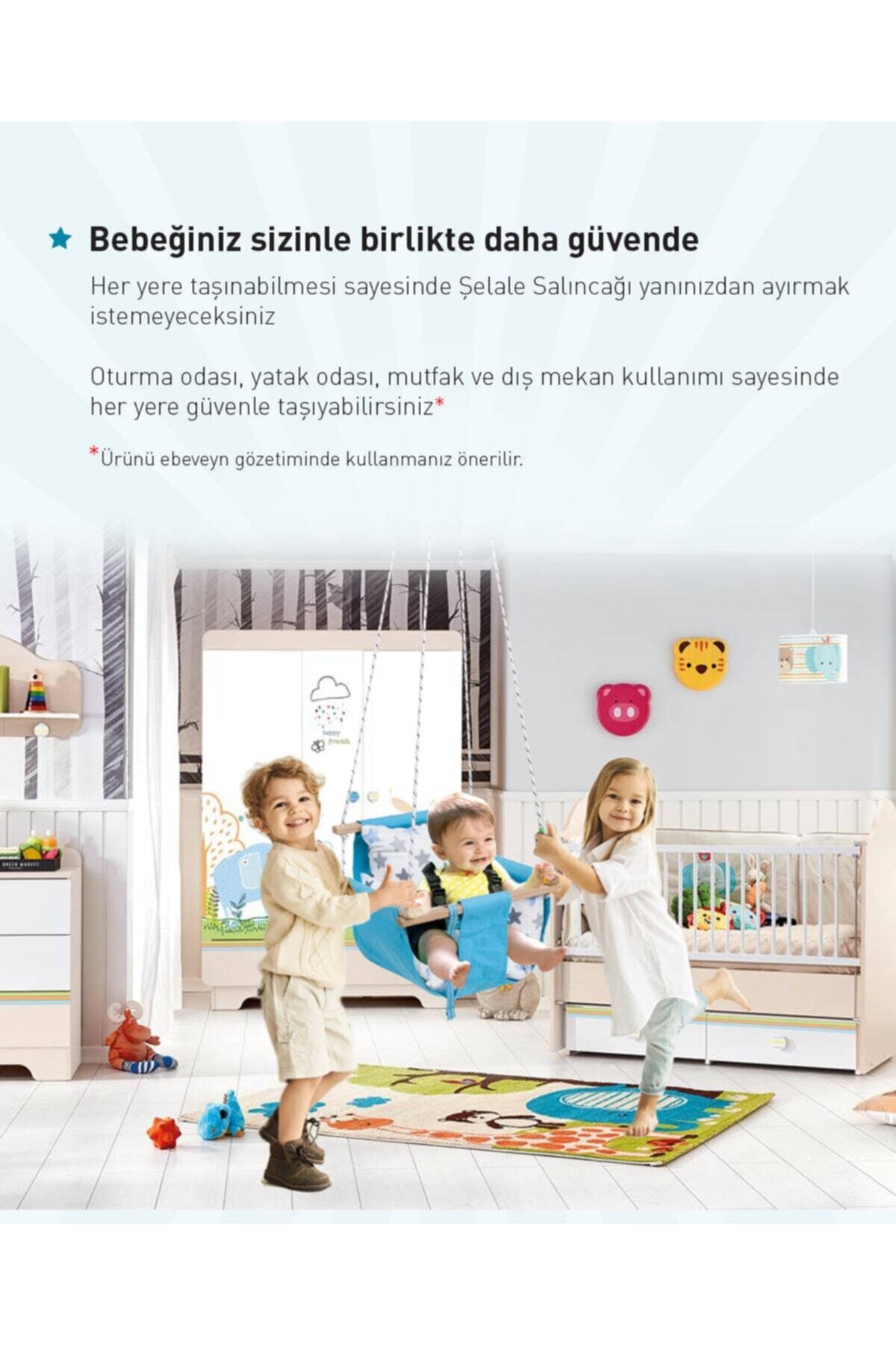 Holmen Şelale Salıncak Fuşya fotoğrafı 4 (önizleme)