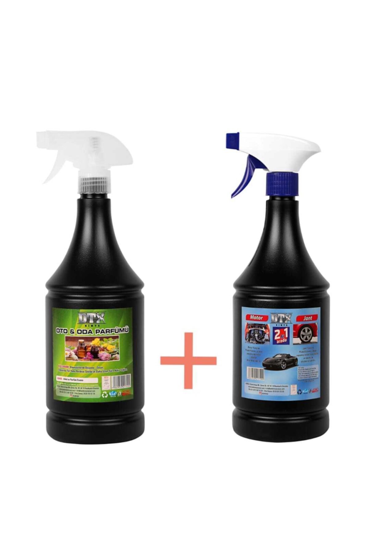 Motor Ve Jant Temizleme Ilacı Yağ Sök. Etkili 1 Lt & Oto, Oda Ve Ortam Kokusu 500 ml