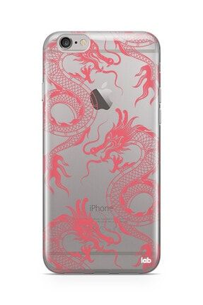 Apple Iphone 6/6s Şeffaf Telefon Kılıfı - Dragons F01NA183