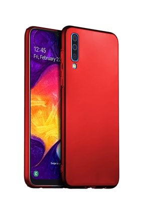 Galaxy A50 Uyumlu Alev Kırmızısı Mat Silikon Kılıf BXLA50-MLY43