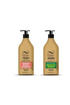 Keratin Botox Şampuan+brazilian Keratin Saç Düzleştirici Set 1000ml ALR SET 002