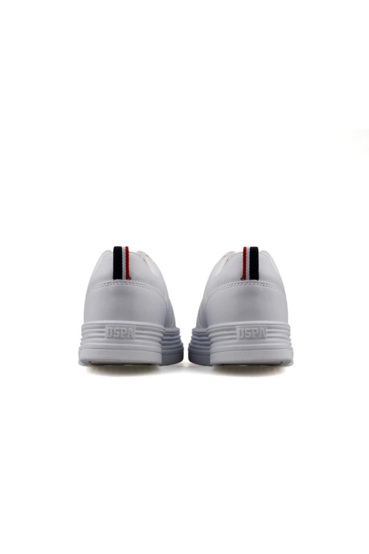 پولو اسن ایالات متحده کفش روزمره زنانه Abe 1fx White 100909442 سفید U.S. Polo Assn. یو اس پولو اورجینال - تصویر 4