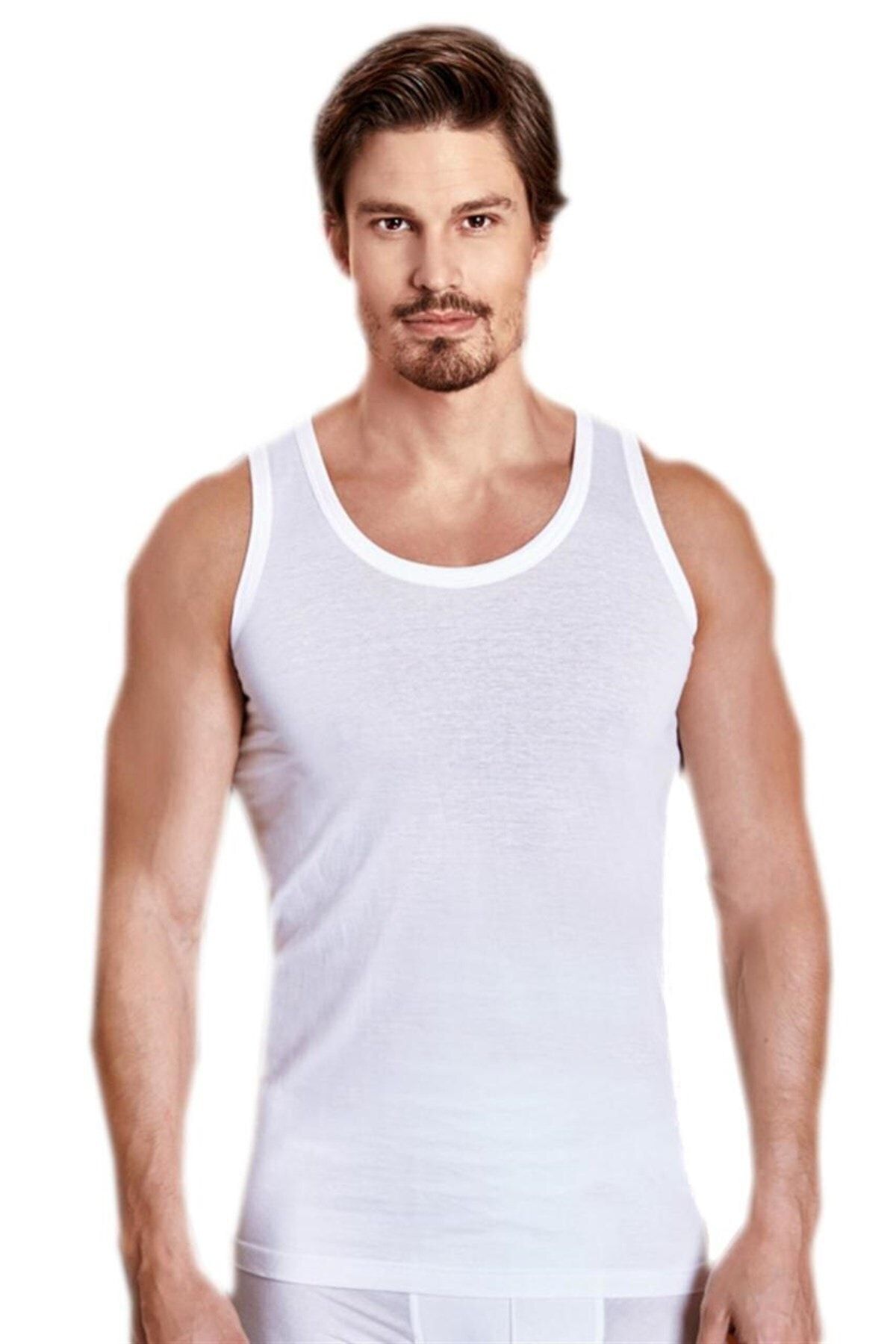 Berrak 1020 Tricou Pentru Bărbați Alb Pachet De 3 Femeie - S/M