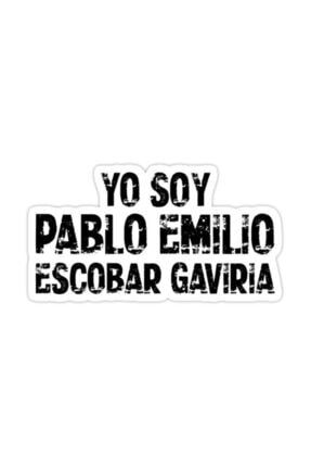Yo Soy Pablo Emilio Escobar Gaviria - Narcos Sticker Araba Oto Arma Duvar Sticker X68Z17394