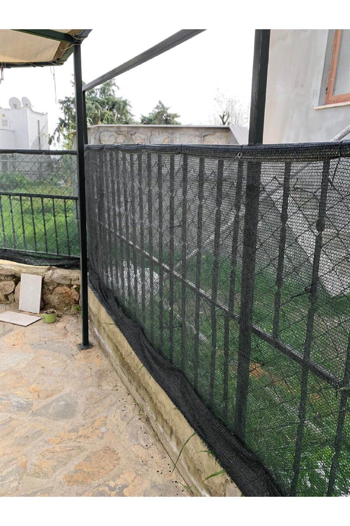 %40'lik Yeşil Gölgelik File 1.5*18 METRE - Branda - Çit Filesi - Şeritli Halkalı 3