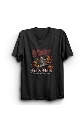 Acdc, Hells Bells, Rock, Metal Tişört TTS6579325