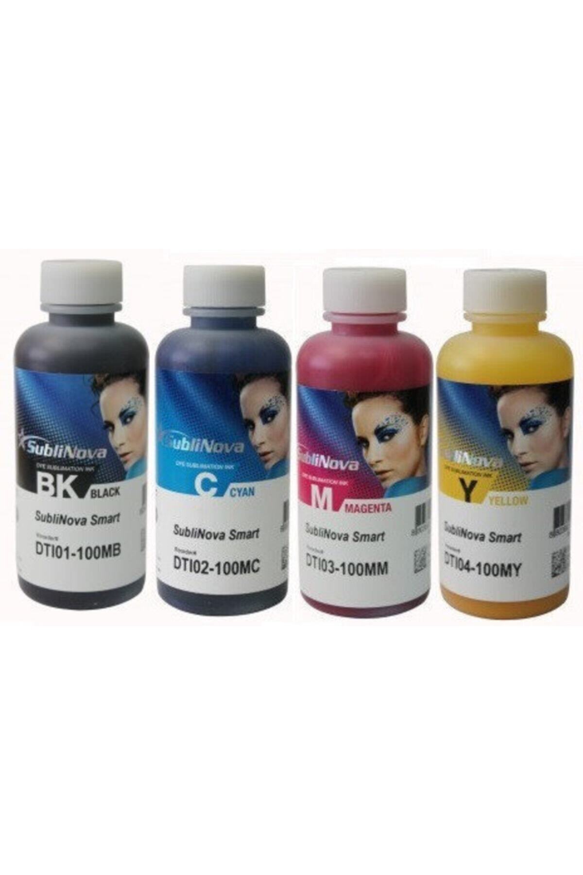 INKTEC Süblimasyon Inktec Mürekkep Sublinova 4x 100ml Set - Epson L1110 Uyumlu.
