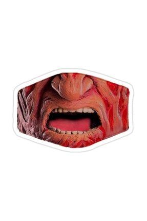 Freddy Kruegger Maske Ile Kabus Sticker Araba Oto Arma Duvar Ev Dekoratif Laptop Çıkartma X68U10677