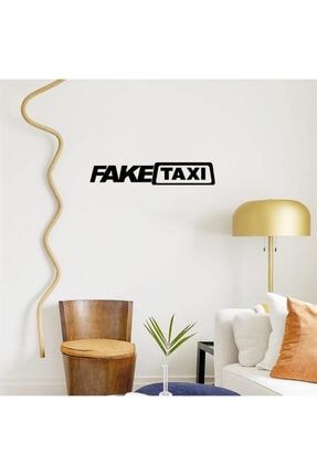 Fake Taxi-korsan Taksi Sticker Yapıştırma 70 Cm - Siyah 70CM-STK2661