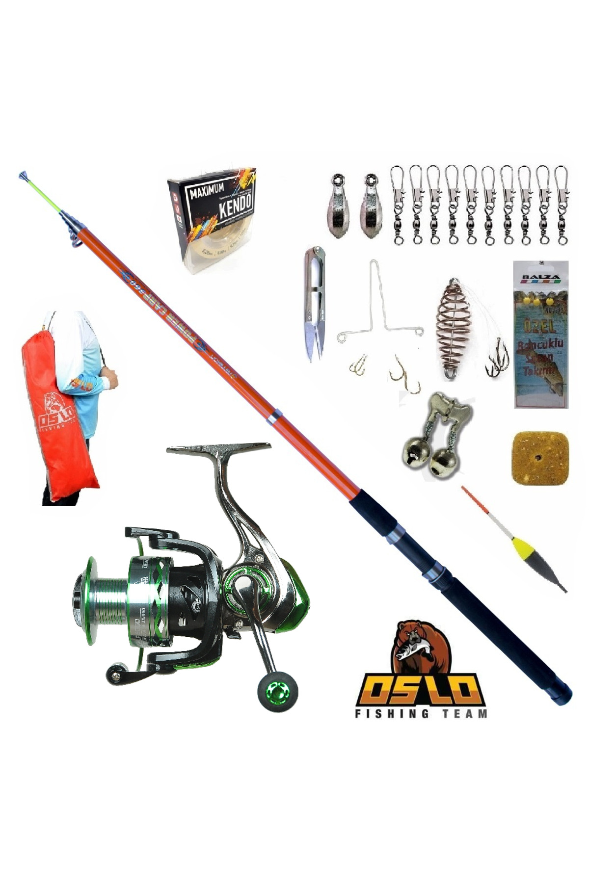 Oslo Wolf Green 6000 Remixon Power Carp 360cm 100-250gr