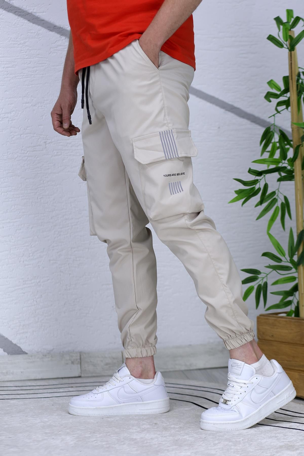 Reflective jogger pants mens outlet