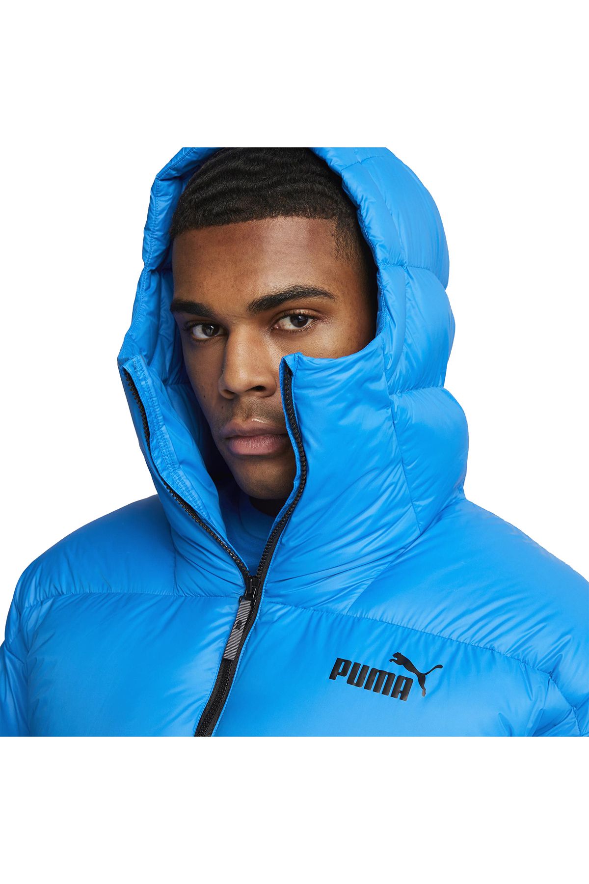 Blue puma windbreaker sales