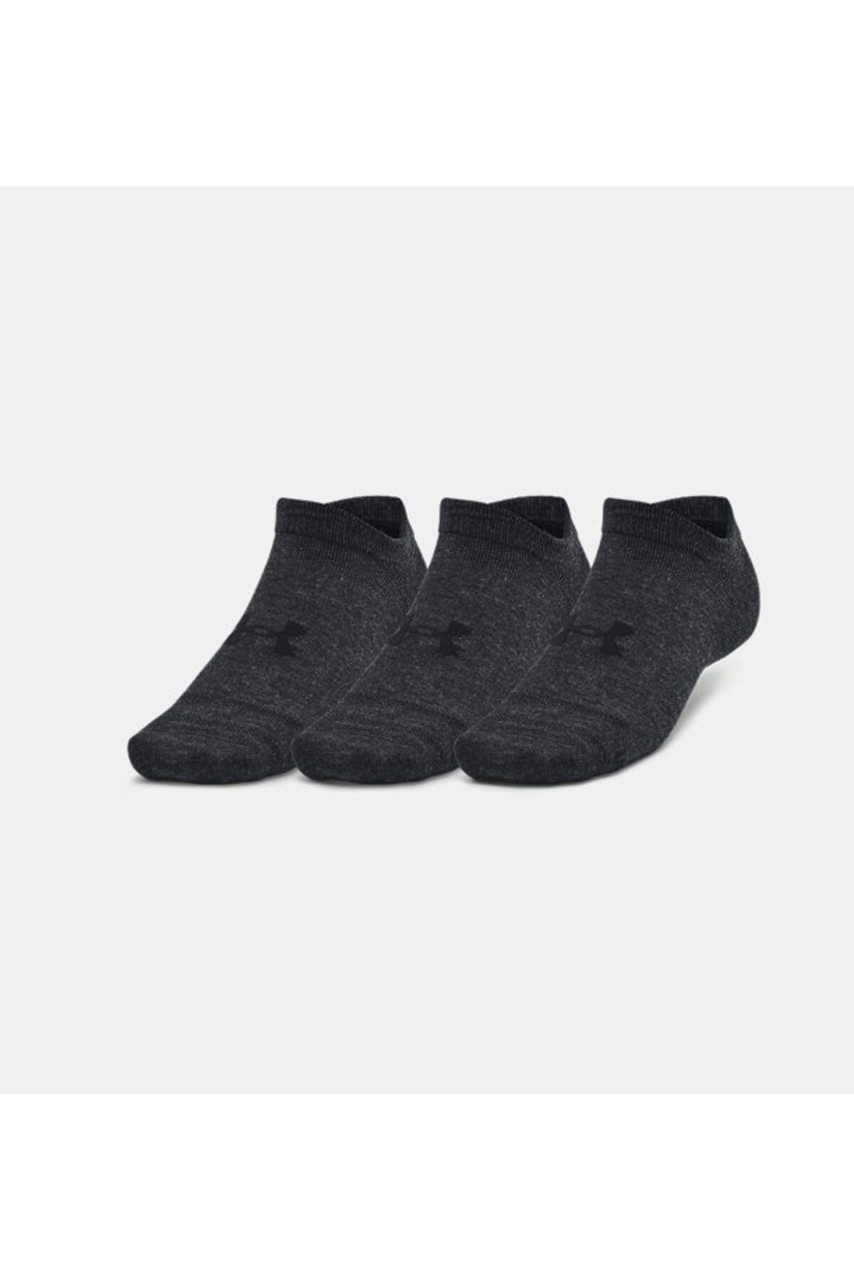 جوراب ورزشی خاکستری مردانه و زنانه UA Essential 3 بسته بدون نمایش 1382623 001 Under Armour