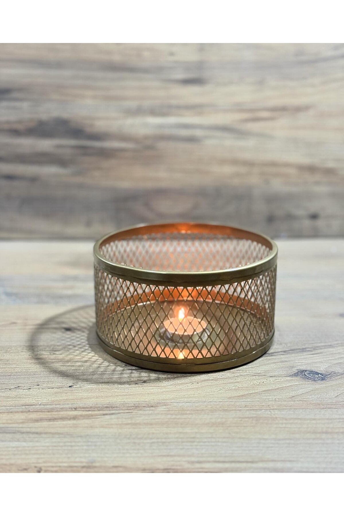 ANTIQUE METAL CANDLE HOLDER 1 CANDLE WITH GIFT