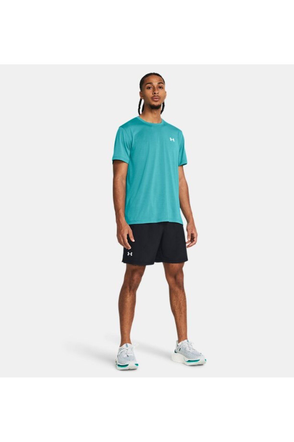 شورت ورزشی مشکی مردانه 7 اینچ UA بدون راه اندازی 382622 001 Under Armour
