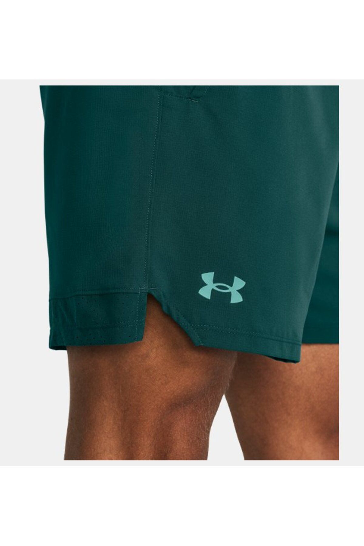 شورت ورزشی سبز مردانه های تمرینی بافته شده 6in 1373718 449 Under Armour