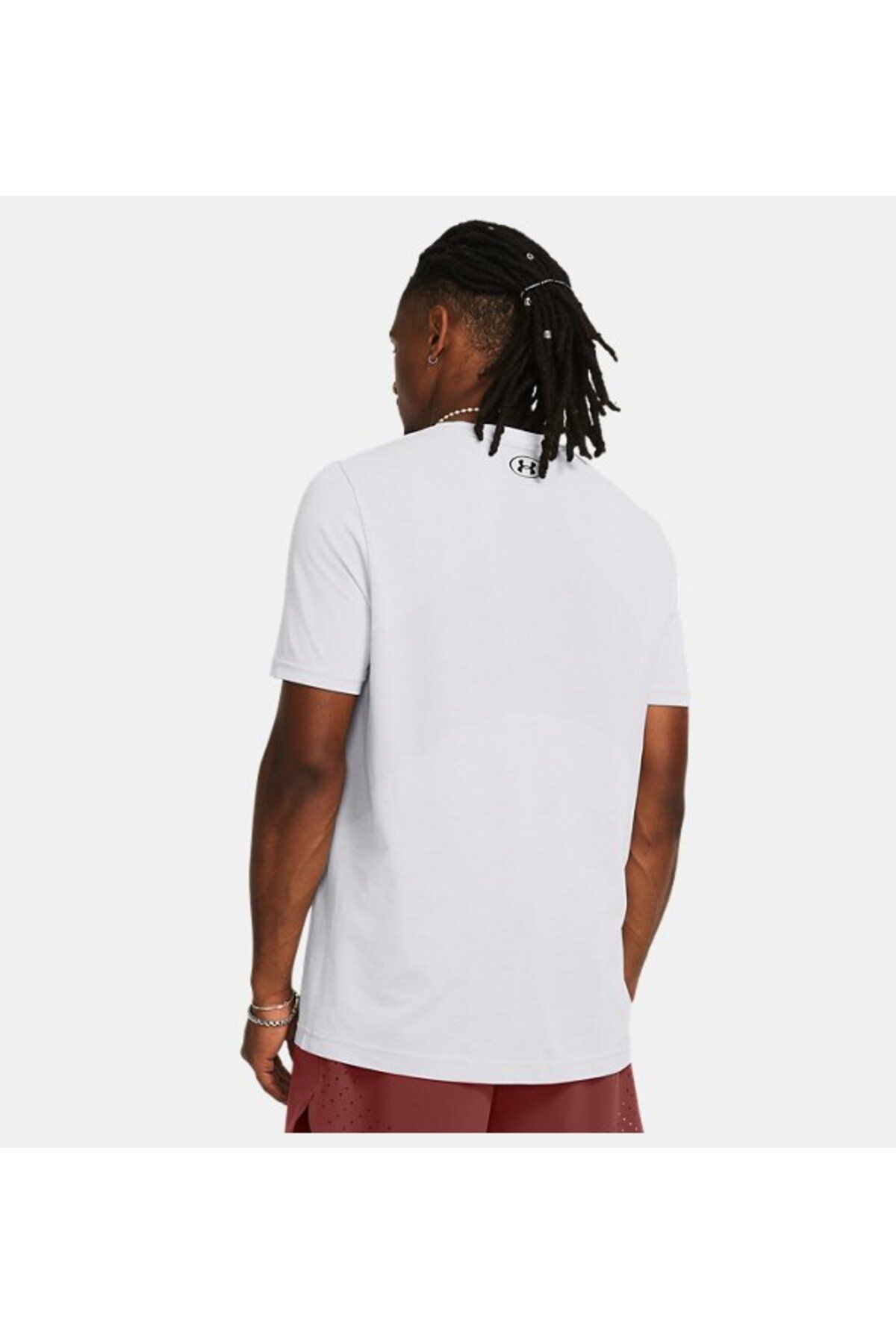 تی شرت سفید مردانه آستین کوتاه یکپارچه در 1382801 100 Under Armour