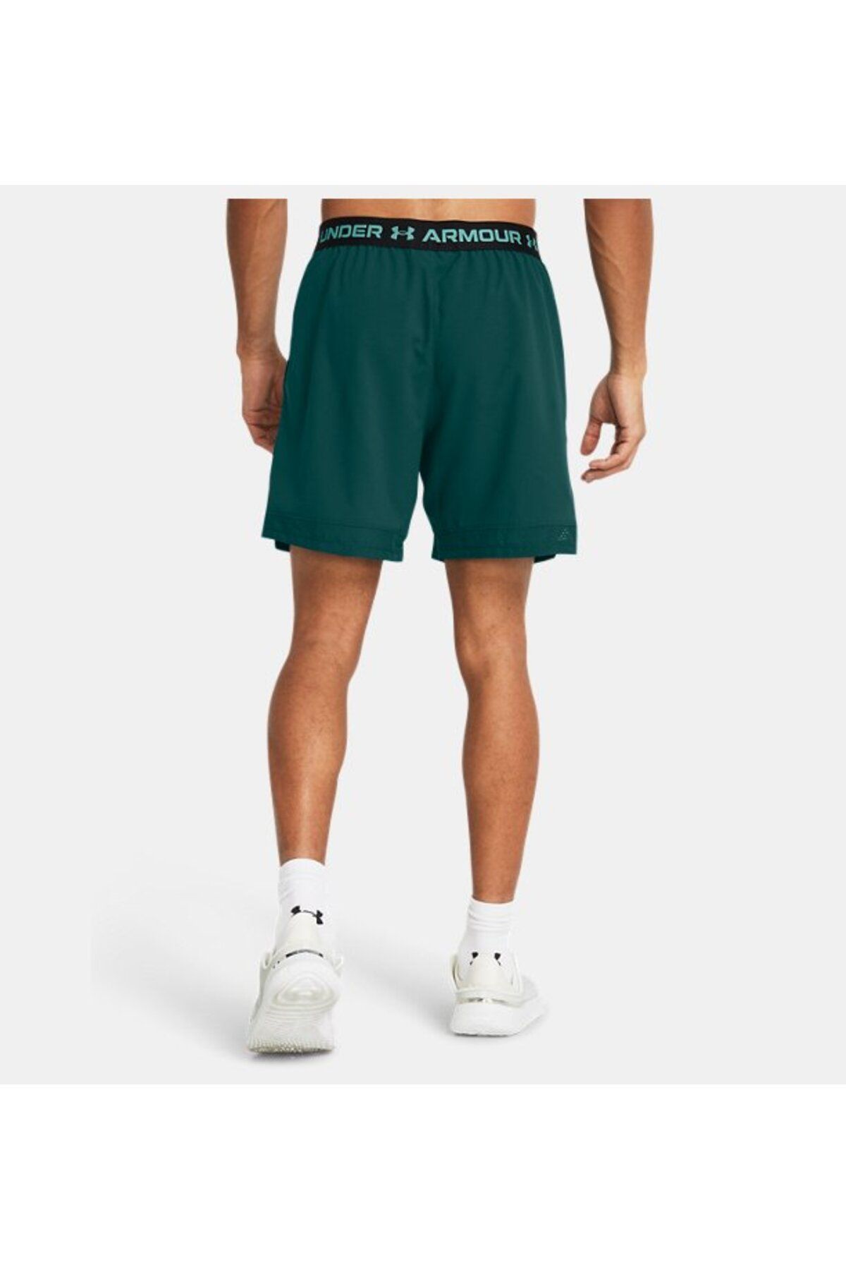 شورت ورزشی سبز مردانه های تمرینی بافته شده 6in 1373718 449 Under Armour
