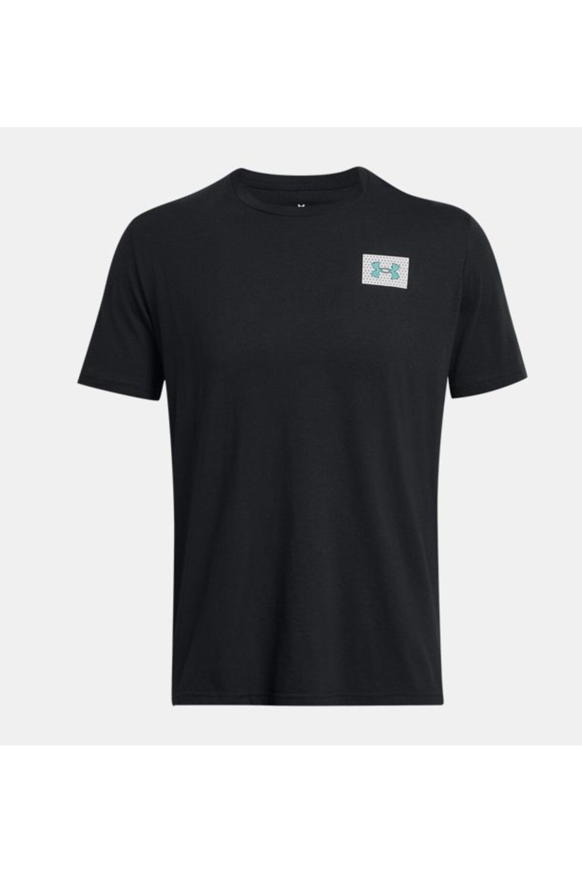 تی شرت مشکی مردانه آرم Colorblock UA سینه سمت چپ 1382828 001 Under Armour
