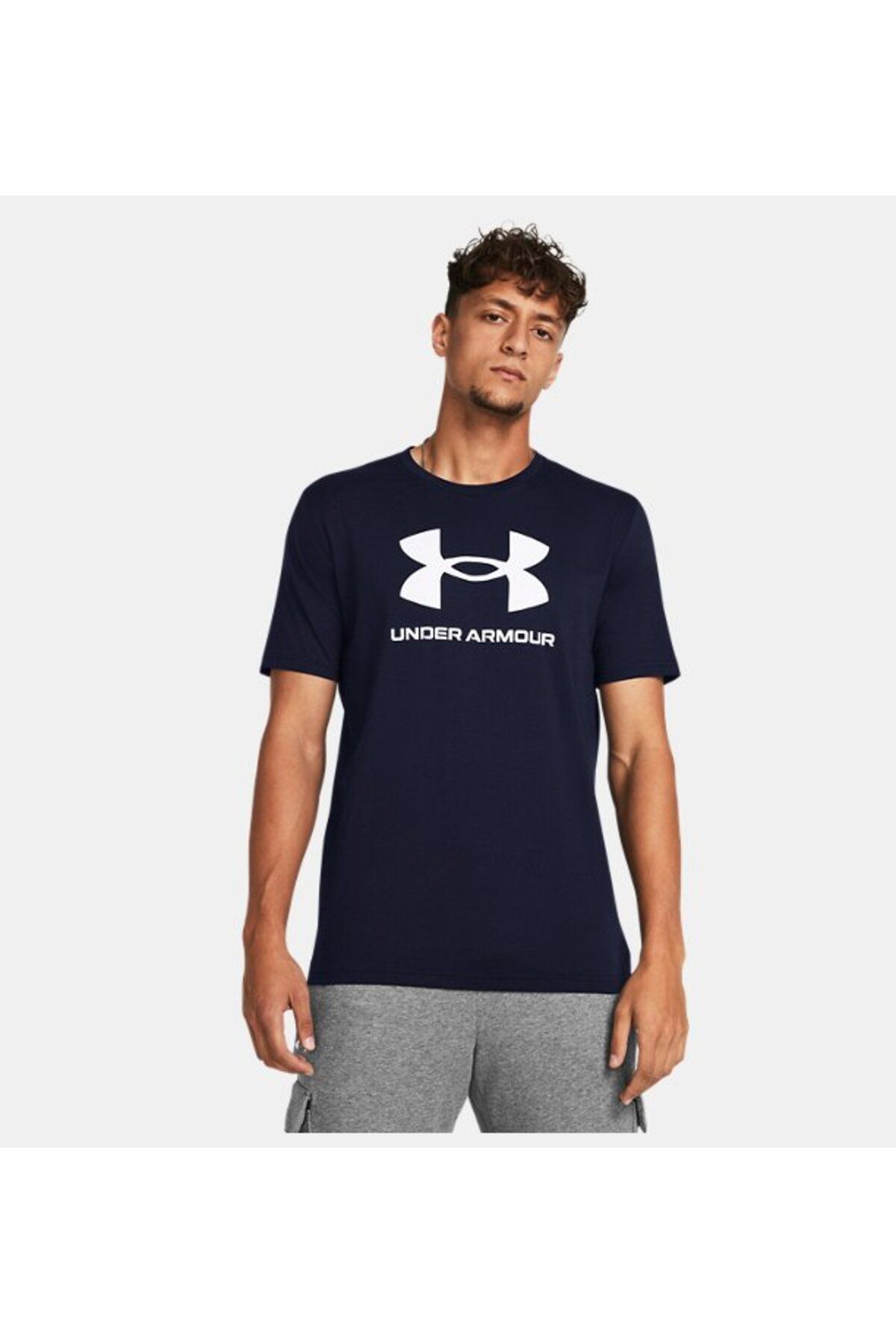 تی شرت مشکی مردانه آرم کوتاه آستین UA در 1382911 408 Under Armour