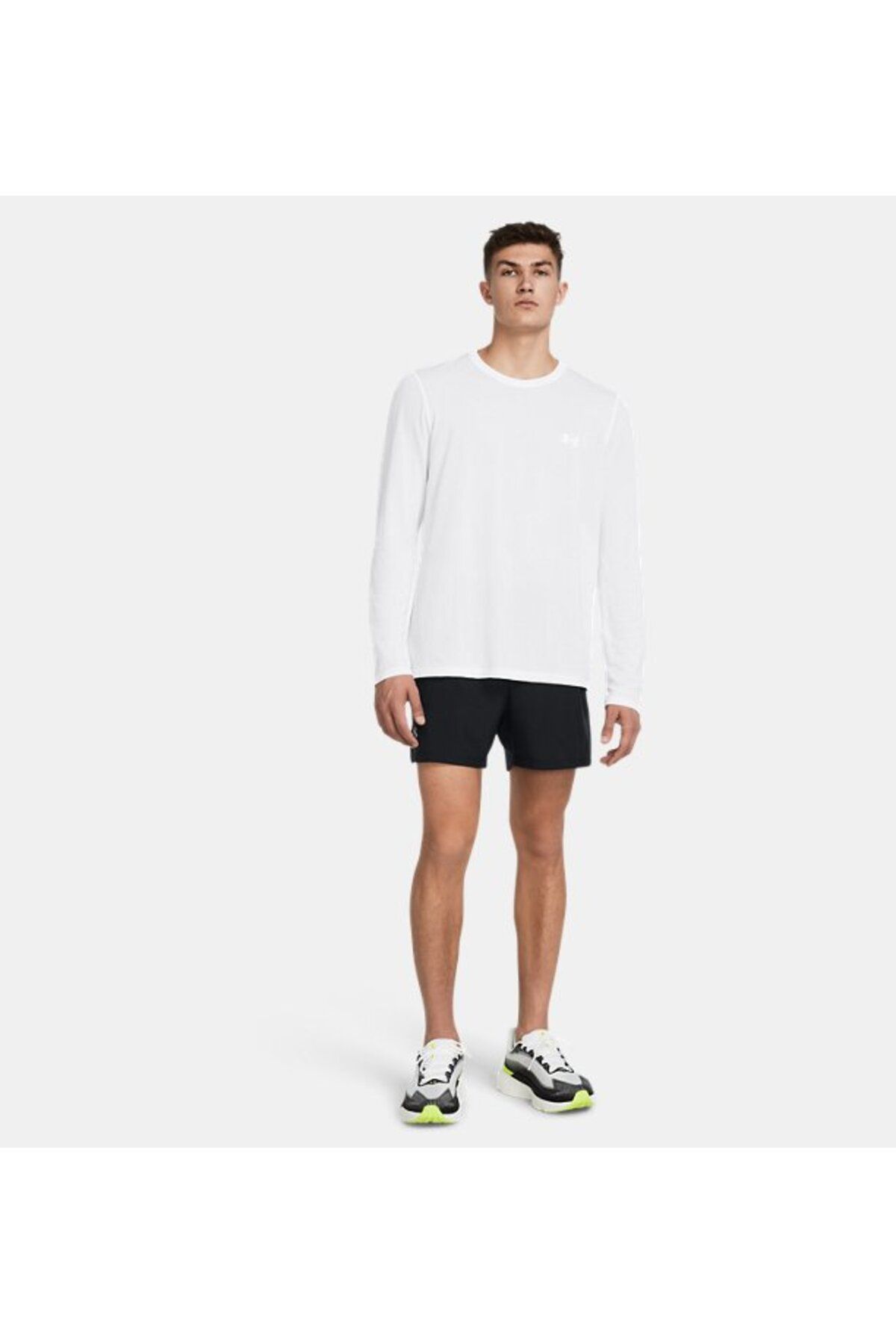 شورت ورزشی مشکی مردانه های UA 5 1382617 001 Under Armour