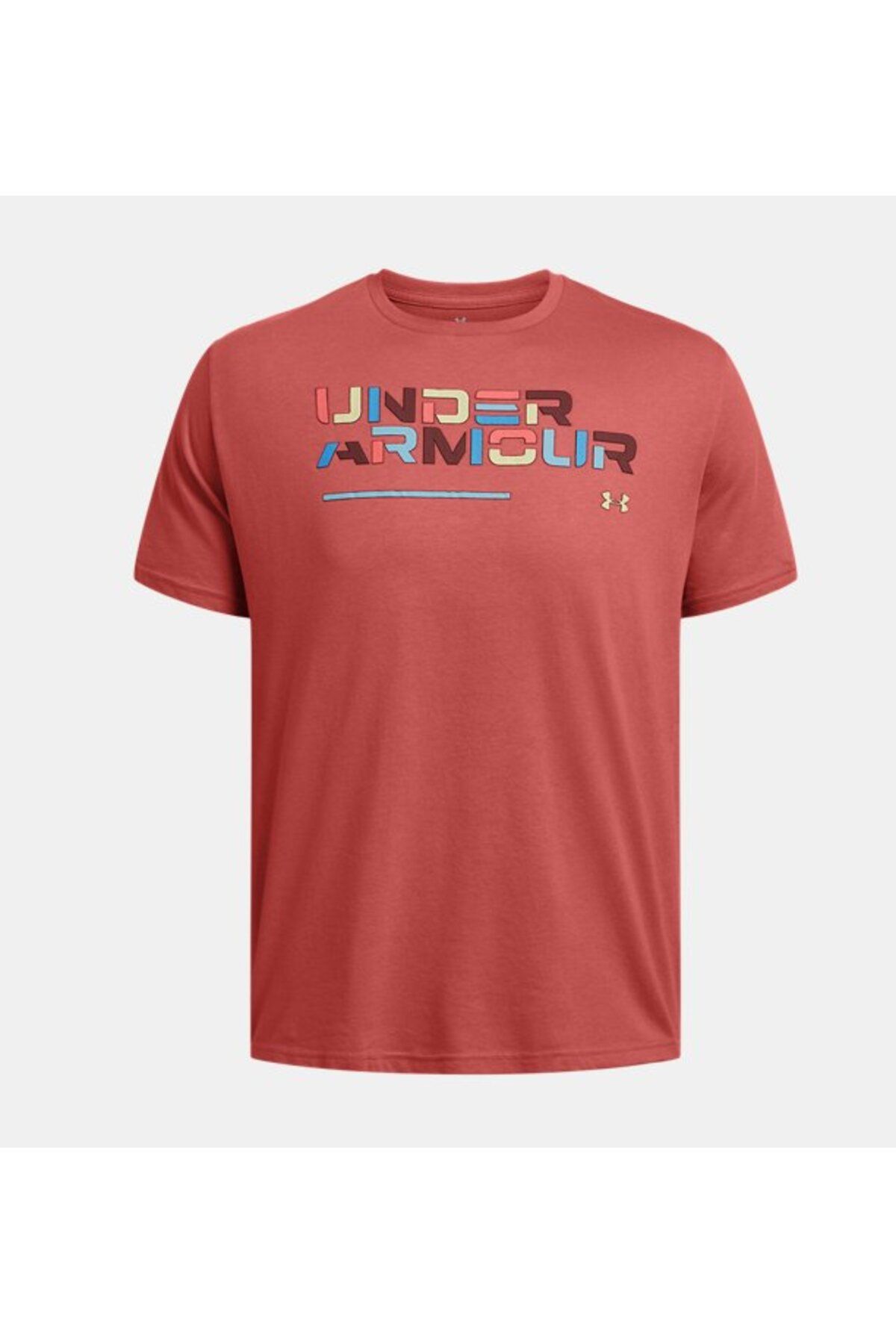 تی شرت صورتی مردانه آستین کوتاه 'S UA COLORBLOCK 1382829 611 Under Armour