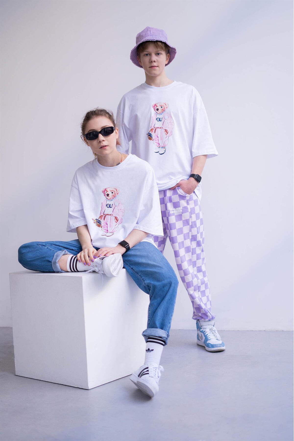 FANBOX SHOP-Unisex Teddy White Tshirt 8