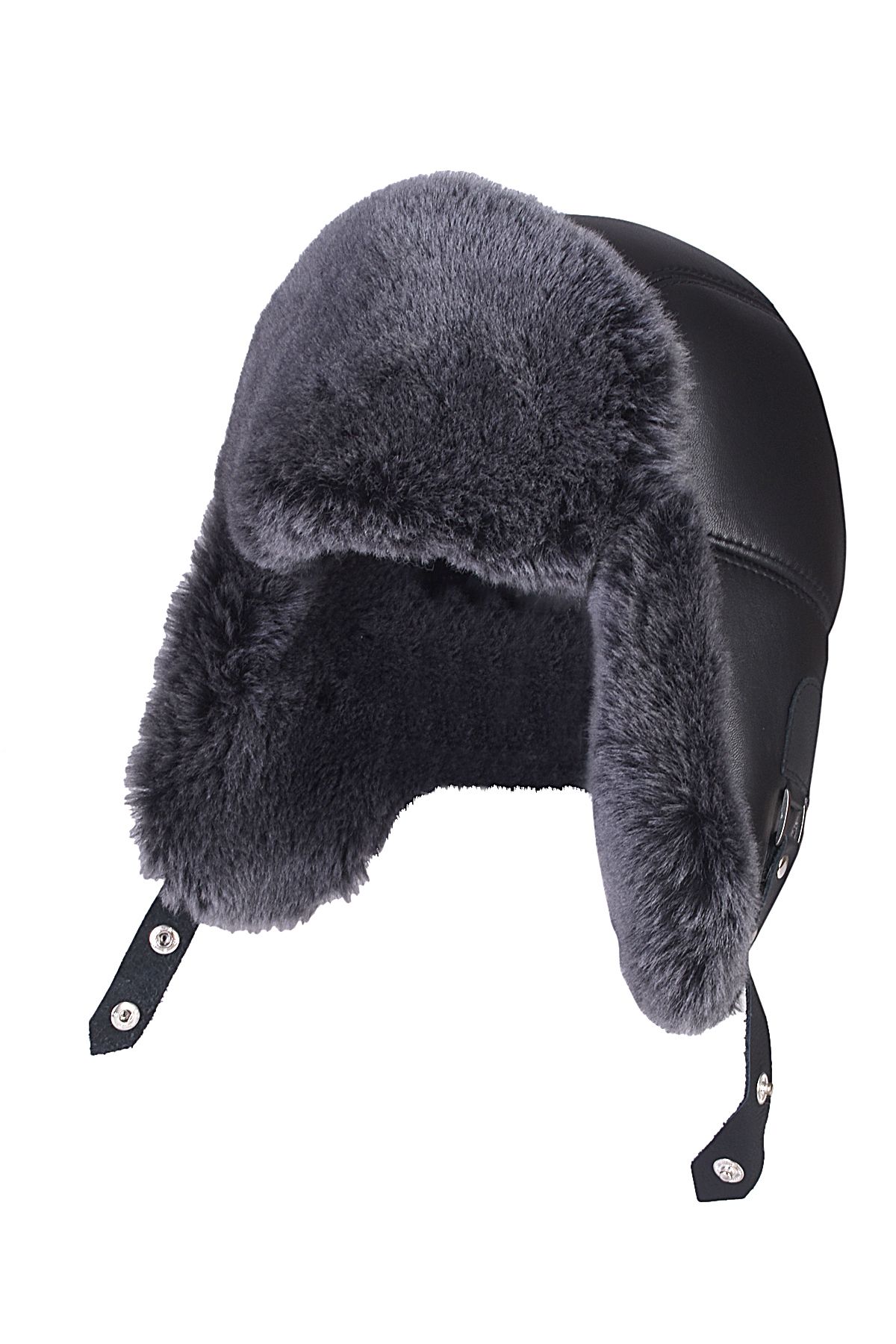 Gray fur hat new arrivals