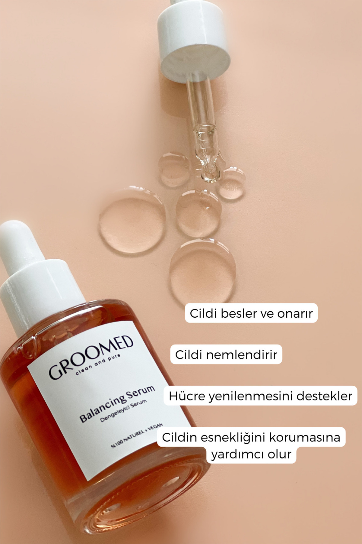 سرم پوست   Groomed | balancing-serum اورجینال - تصویر 2