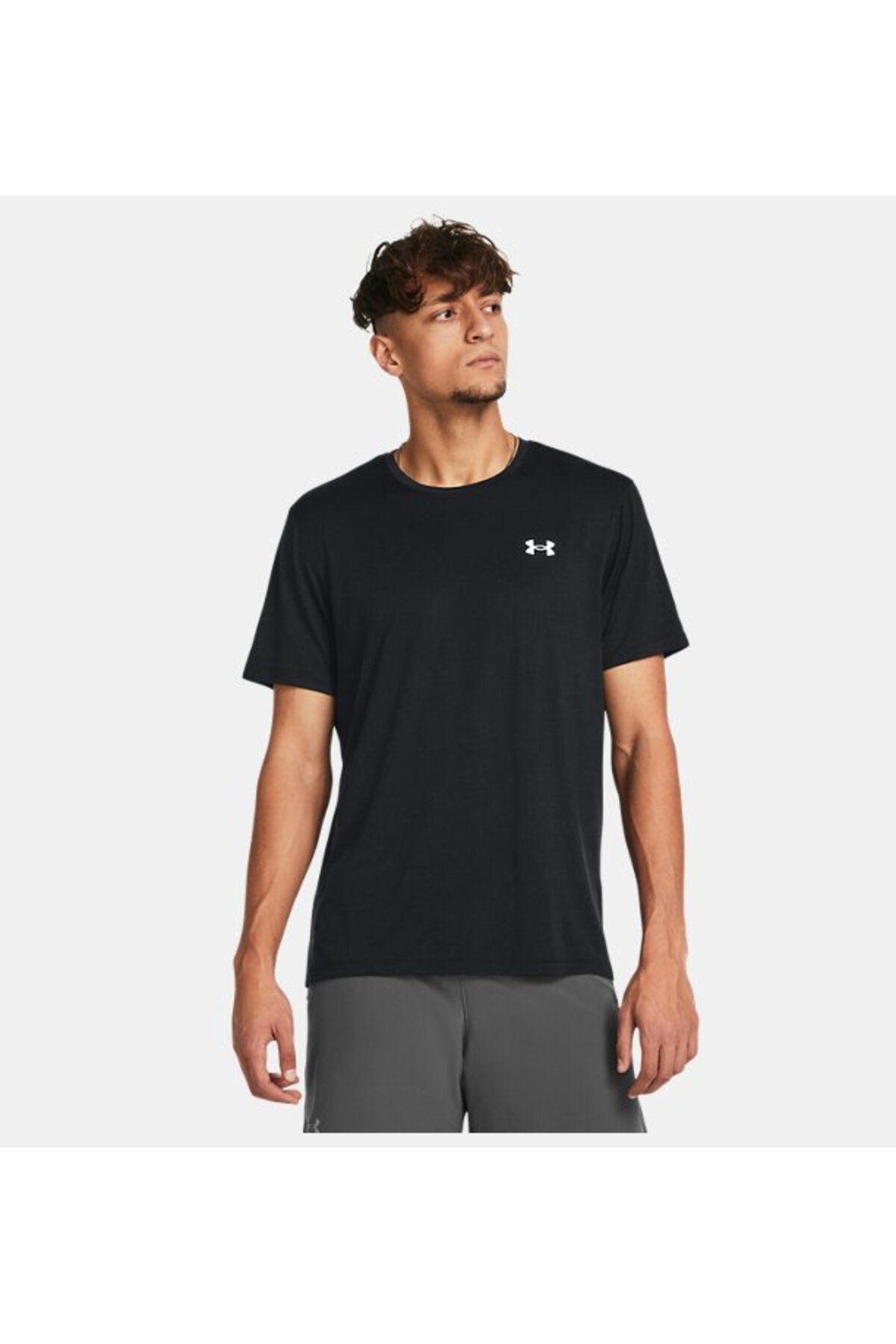 تی شرت مشکی مردانه آستین کوتاه UA 1382586 001 Under Armour
