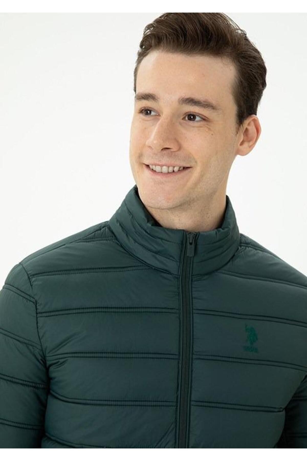 Dark green hotsell polo jacket