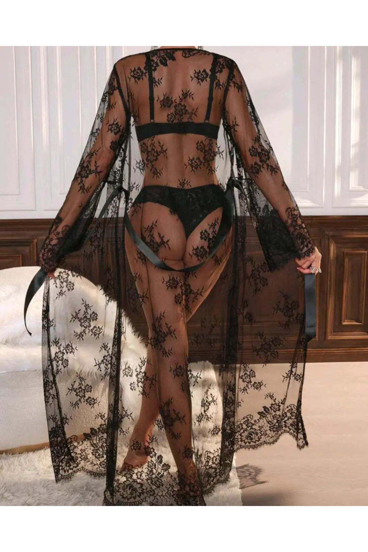 bikinistan Femme dantel detaylı pareo