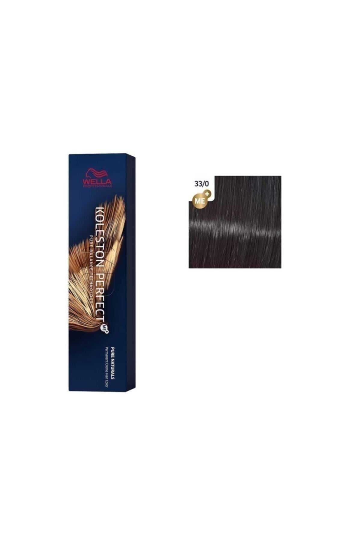 رنگ مو سفید مردانه و زنانه Koleston Perfect Pure Naturals 33 0 تیره طبیعی شاه بلوط موهای دائمی 60ml Mehdem214 Wella