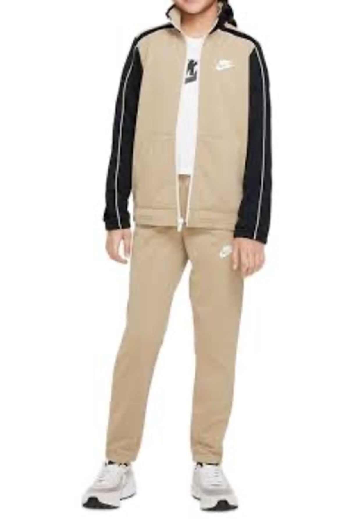 Beige 2025 tracksuit nike