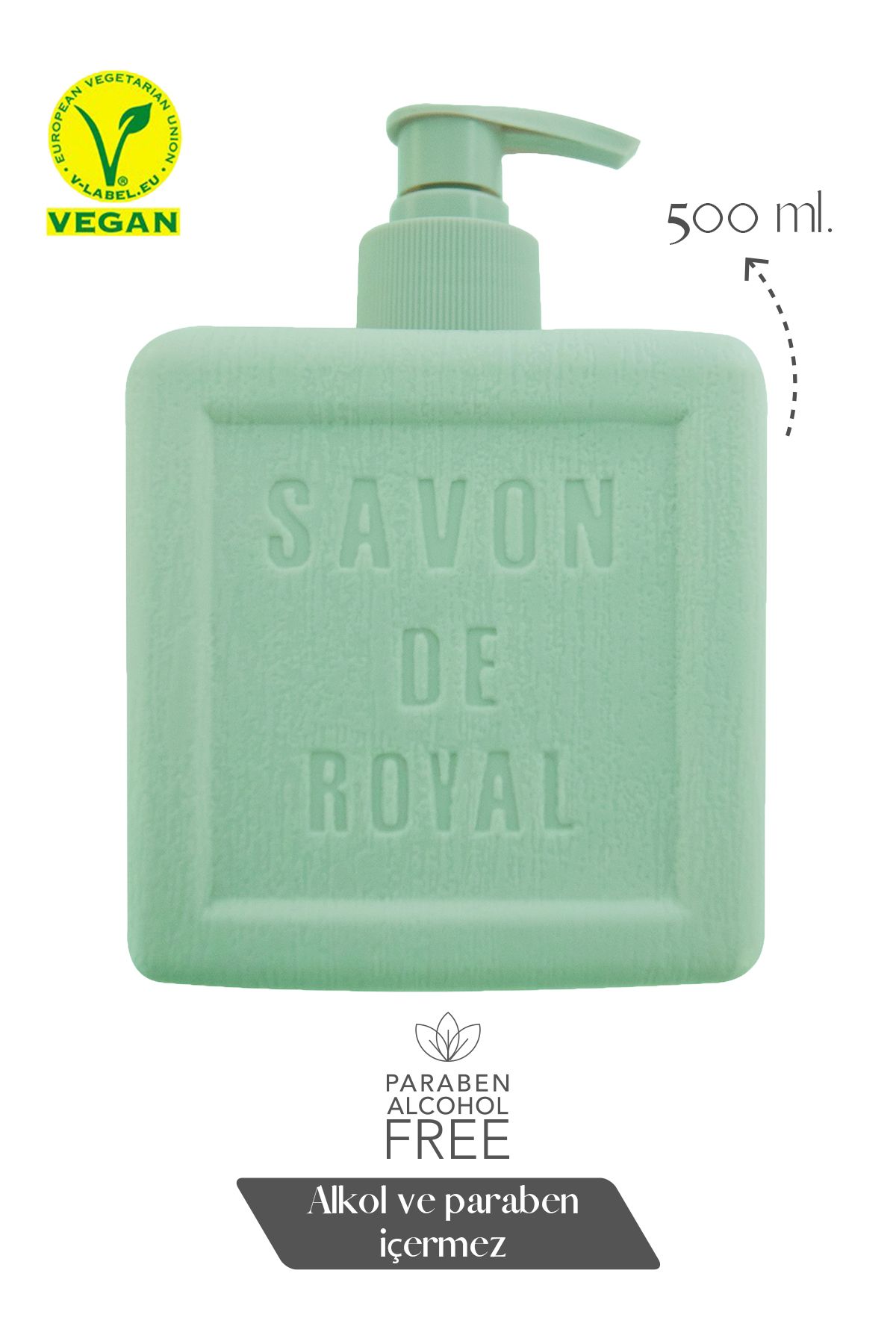 صابون مایع وگان لاکچری پرووانس 500 میلی لیتری سبز Savon de Royal