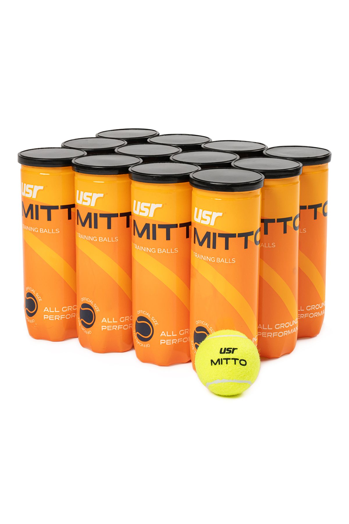 توپ تنیس MITTO TENNIS TRAINING BALL 12 BOXES Usr