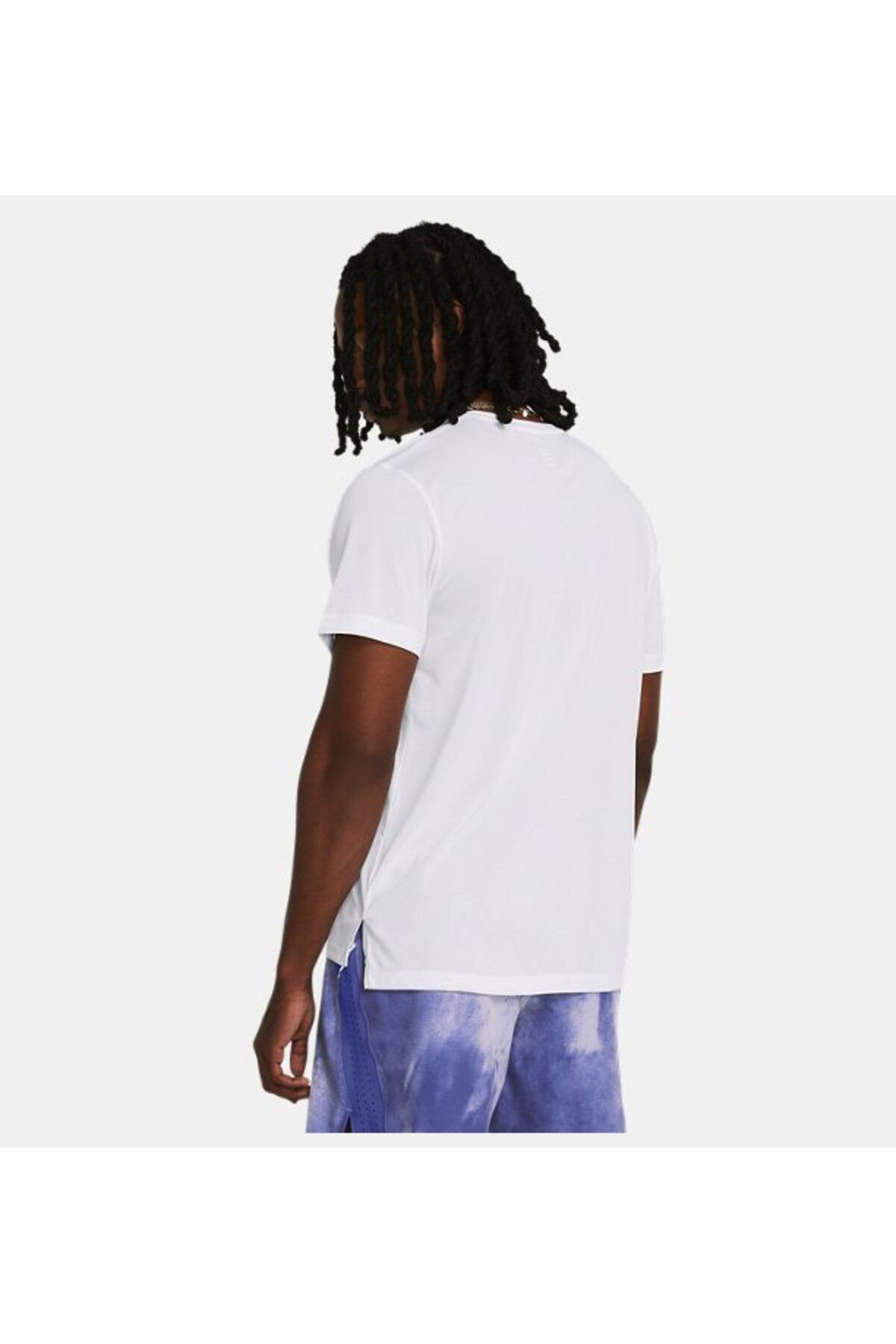 تی شرت سفید مردانه راه اندازی آستین کوتاه UA 1382582 100 Under Armour