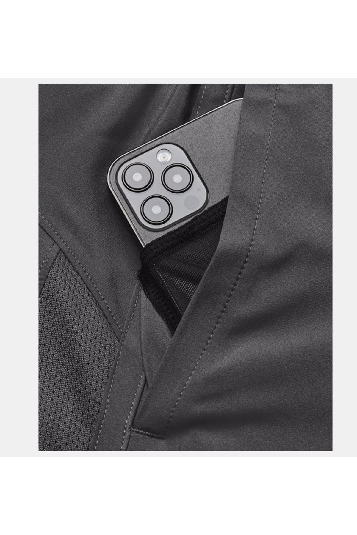 شورت ورزشی خاکستری مردانه های UA 7 اینچ 1382620 025 Under Armour