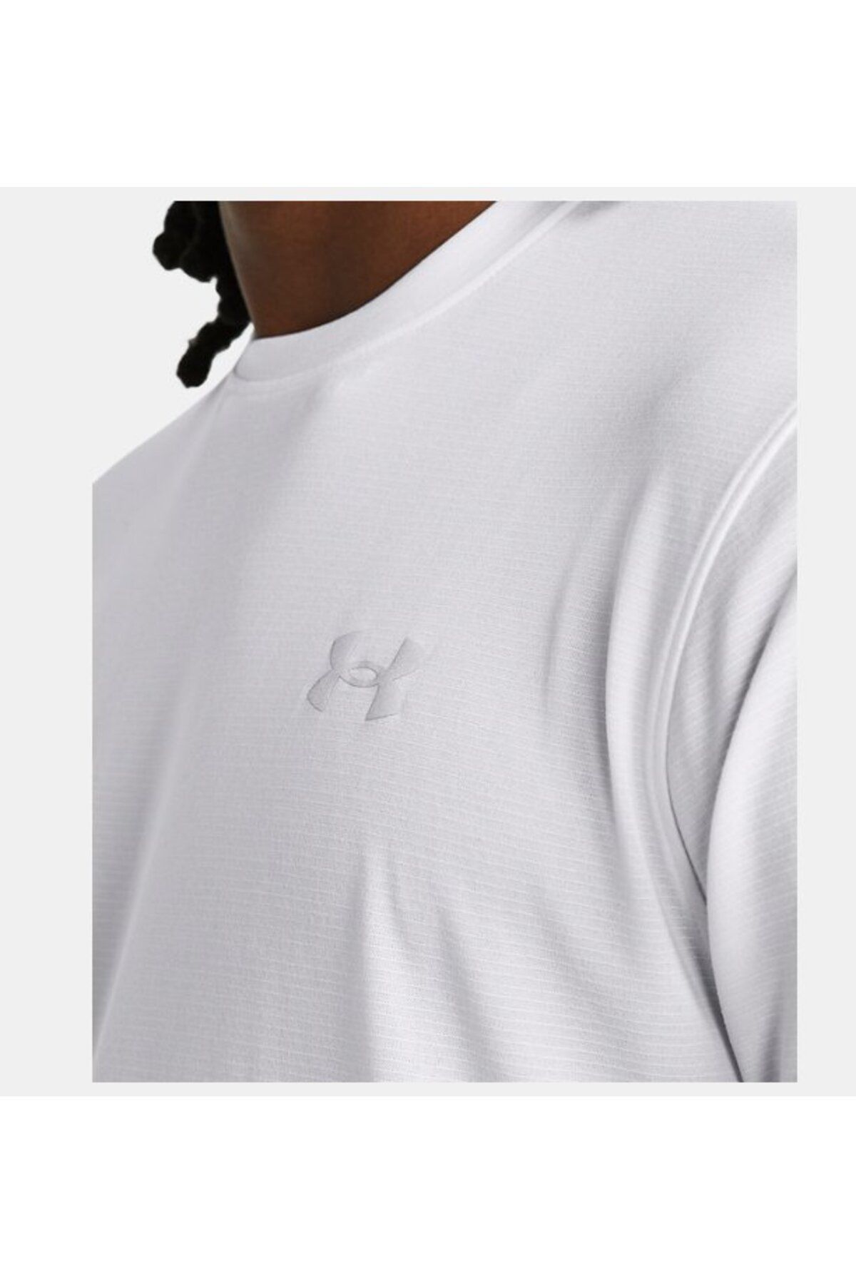 تی شرت سفید مردانه راه اندازی آستین کوتاه UA 1382582 100 Under Armour