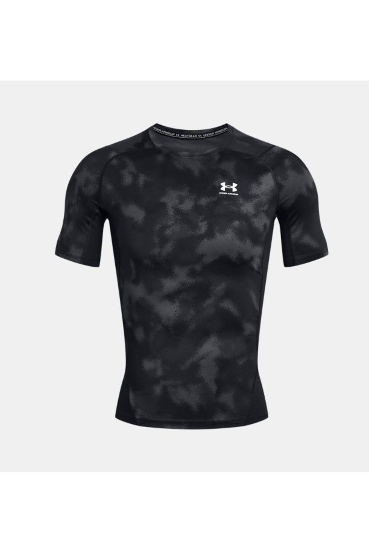 تی شرت سایز بزرگ مشکی مردانه آستین کوتاه 1383321 001 UA Heatgear® Under Armour